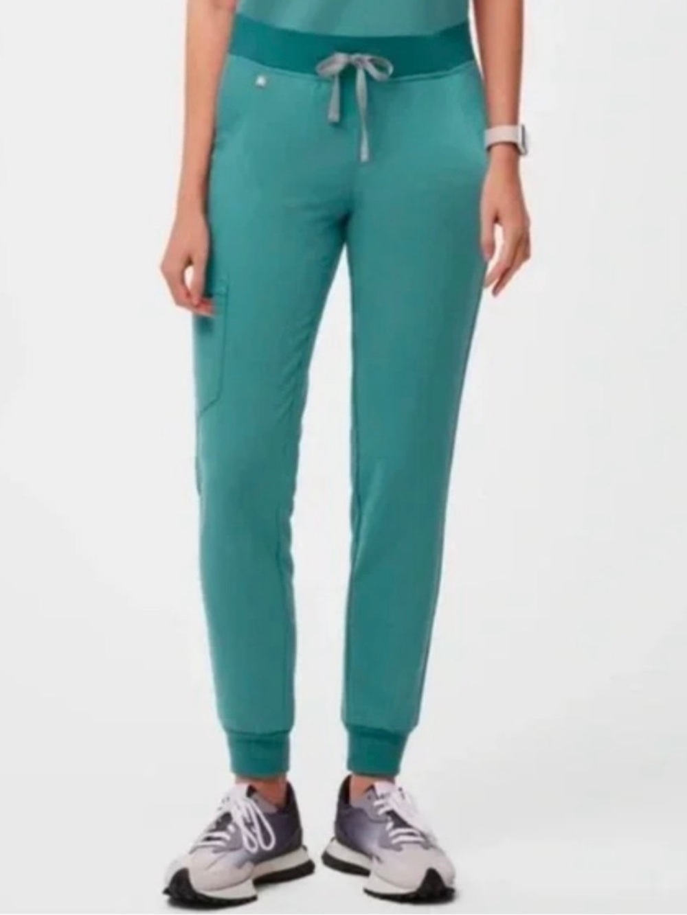 FIGS High Waisted Zamora Jogger Scrub Pants Hydro Green Women’s 3XL Petite